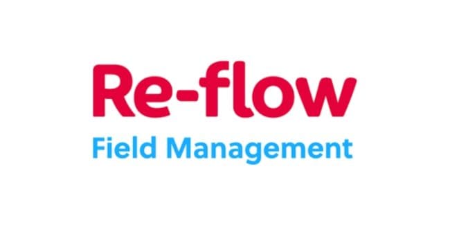 Re-flow field management logo